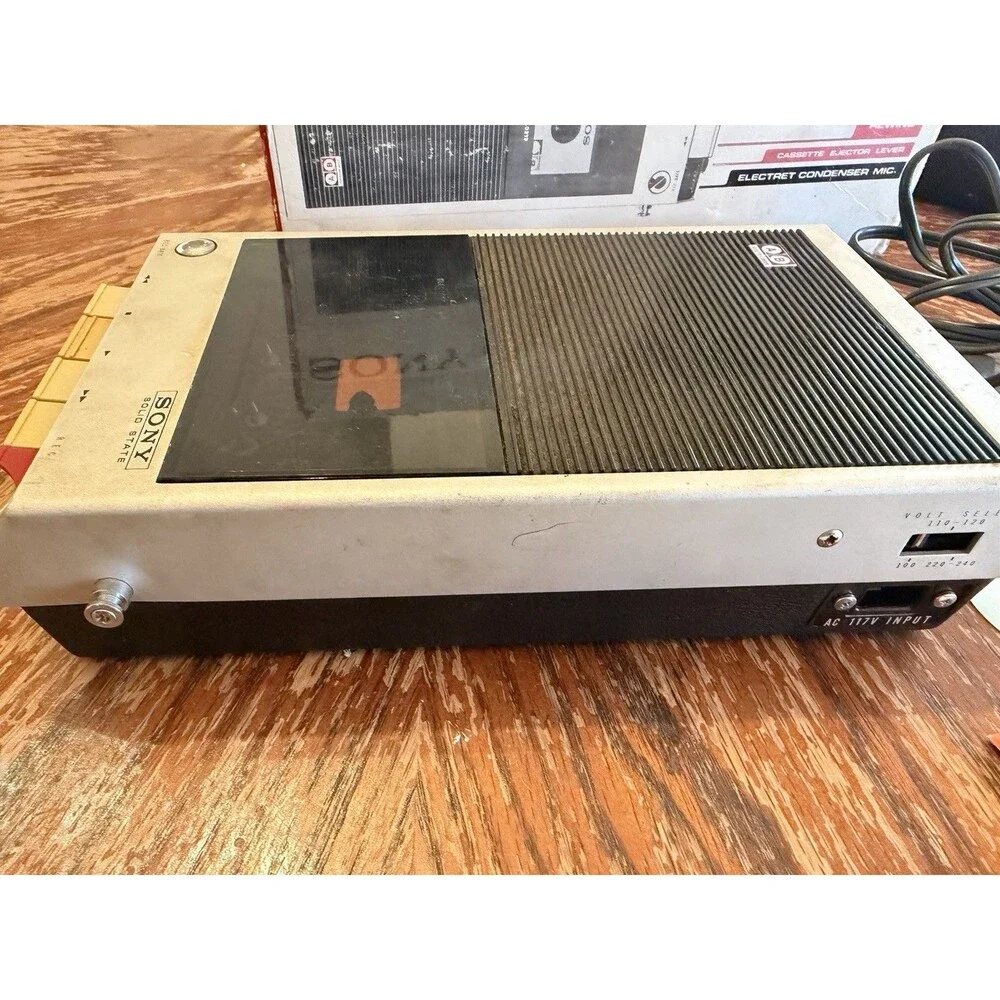 Vintage Sony Model TC-110A Cassette Recorder Tape Player